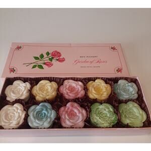 Vintage Ben Rickert Garden of Roses Rose Petal Soaps
